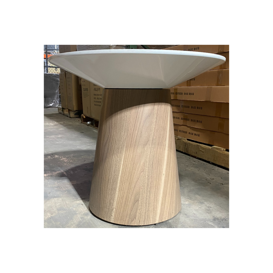 Contemporary round collaboration table by Steelcase