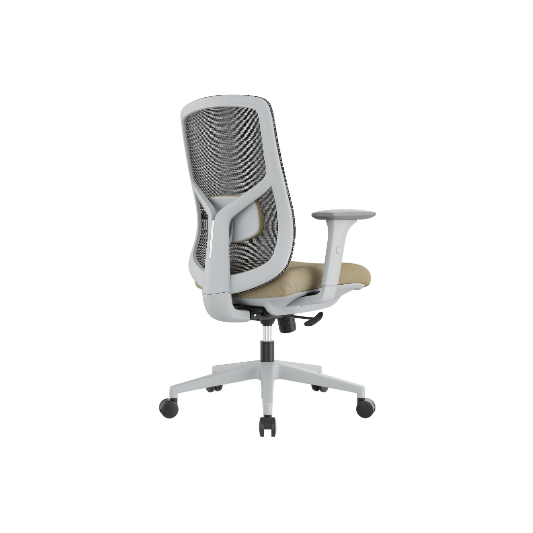 Collie commercial office chair with mesh back, adjustable arms and cushioned seat | Office furniture in Raleigh, NC
