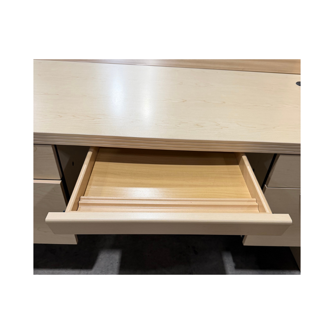 HON Desk with Center Pencil Drawer | Pre-Owned | Dynamic Office Services | Raleigh, NC