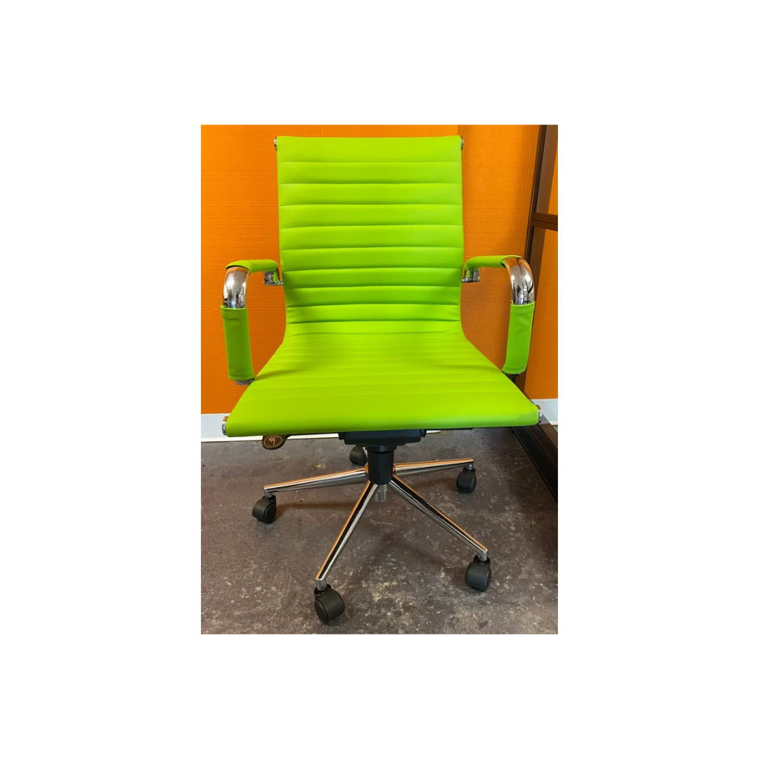 Modern ribbed office chair for home offices and businesses in Raleigh and Cary, NC.
