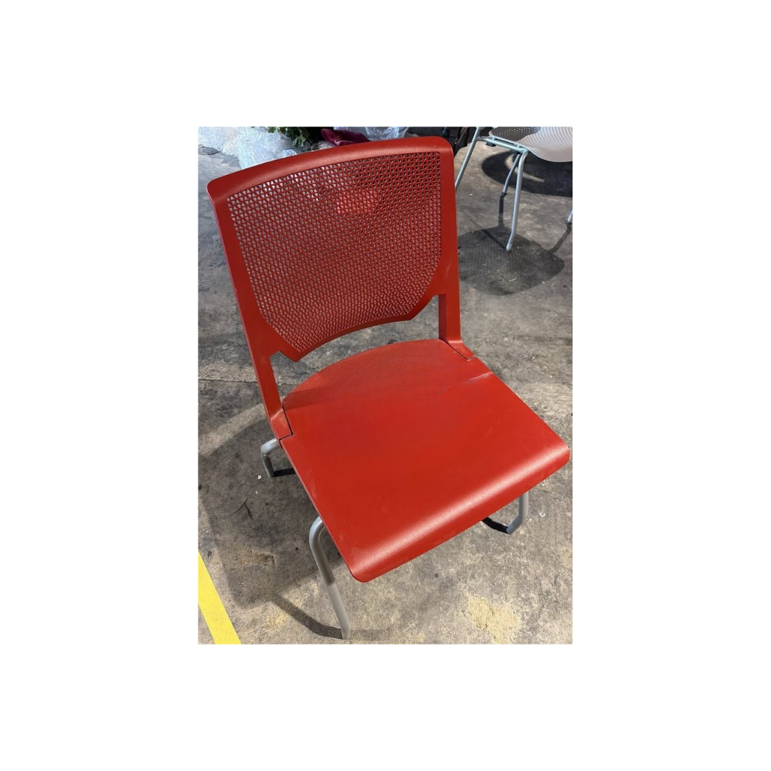 Very Fixed Side Chair in Red | Dynamic Office Services | Raleigh, NC