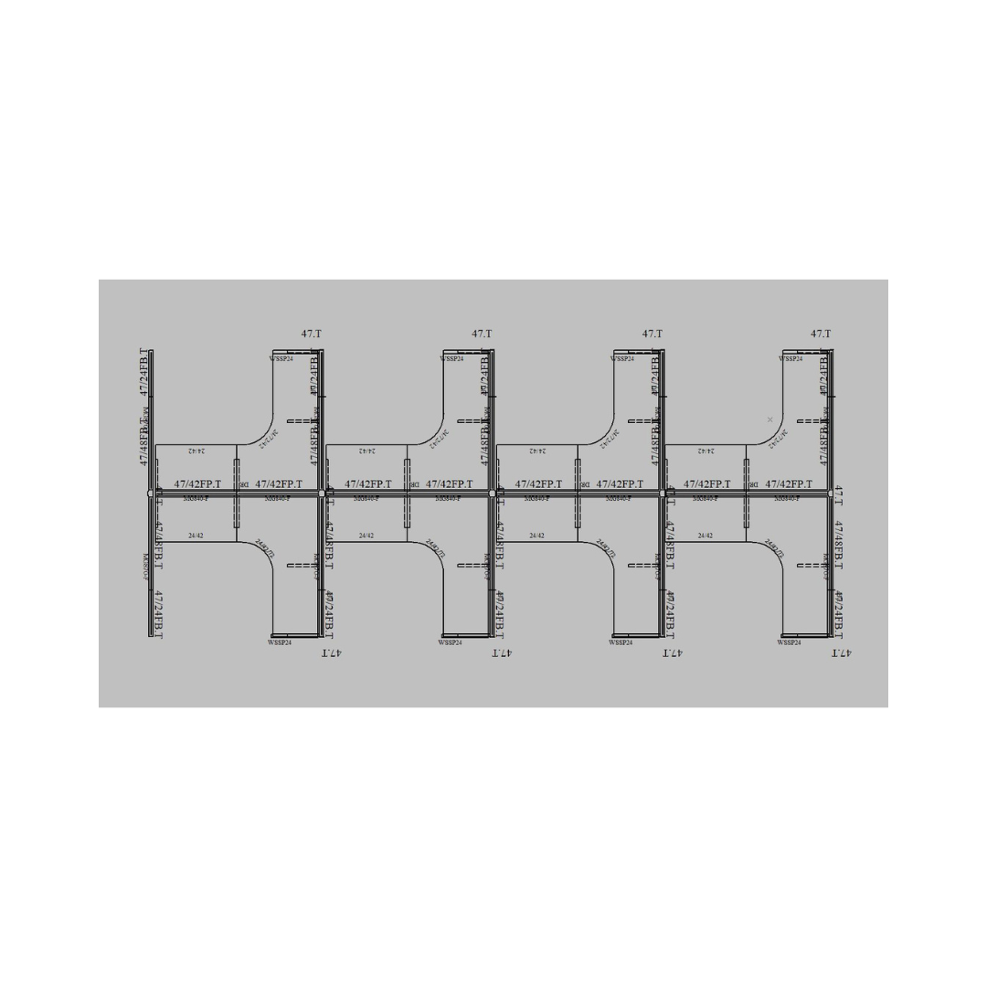 8 person cubicle layout