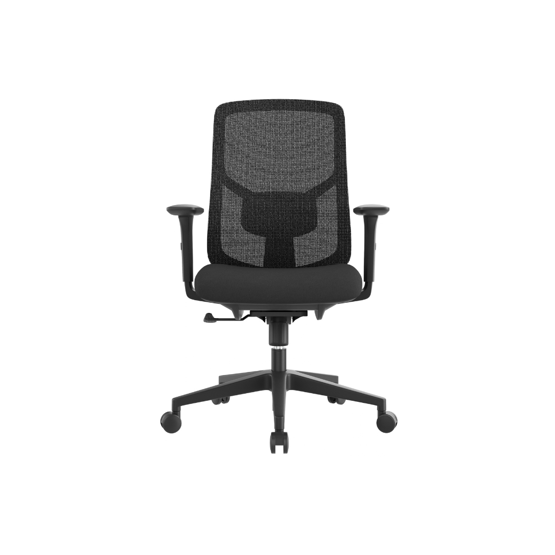 Collie ergonomic mesh task chair with adjustable arms and lumbar support | Dynamic Office Services | Raleigh, NC