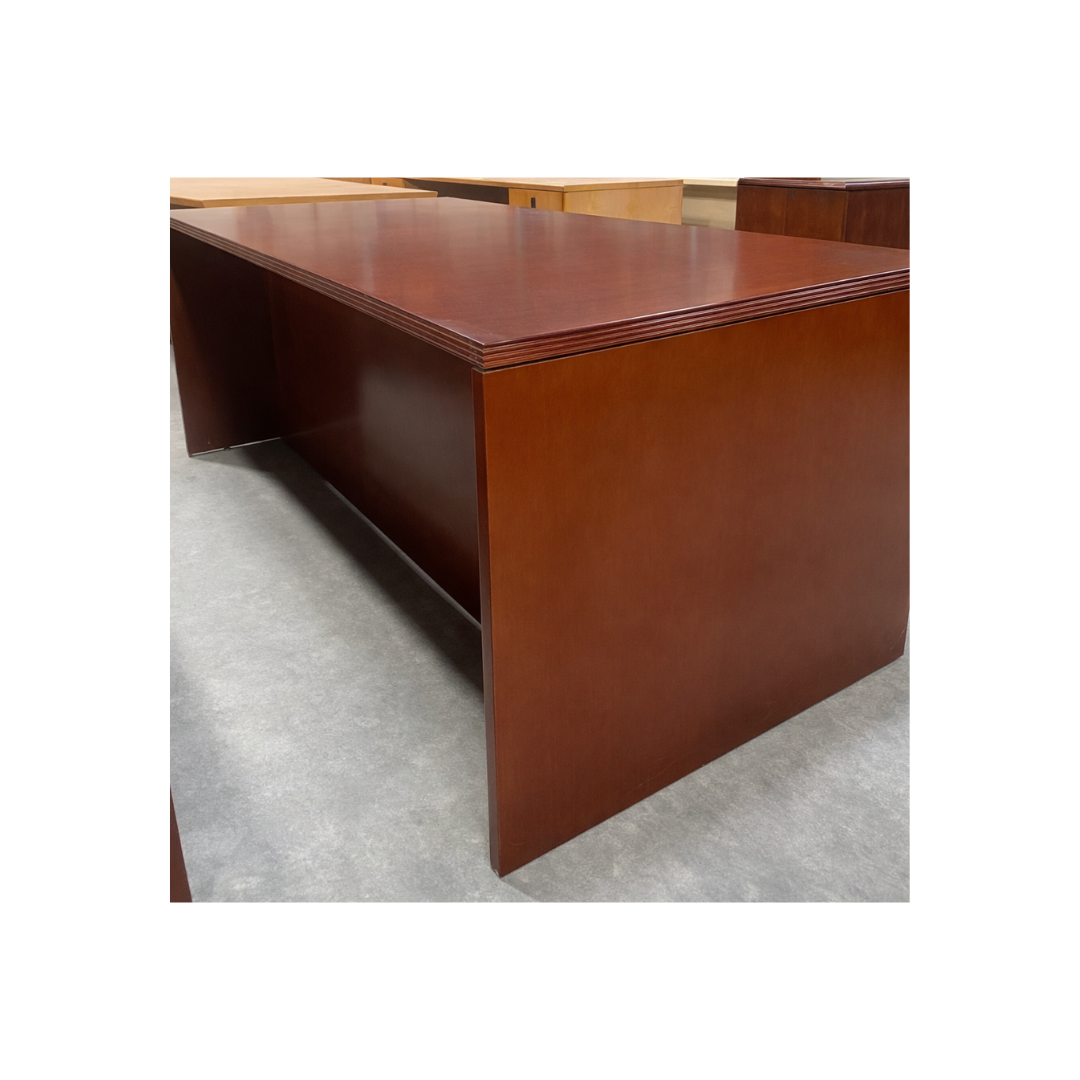Cherryman Double Pedestal Desk For Sale in Raleigh, NC