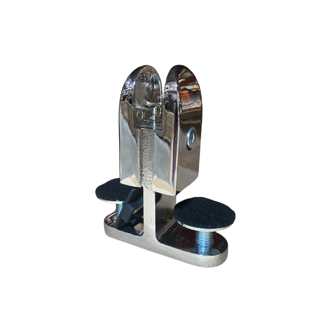 chrome workstation privacy screen bracket