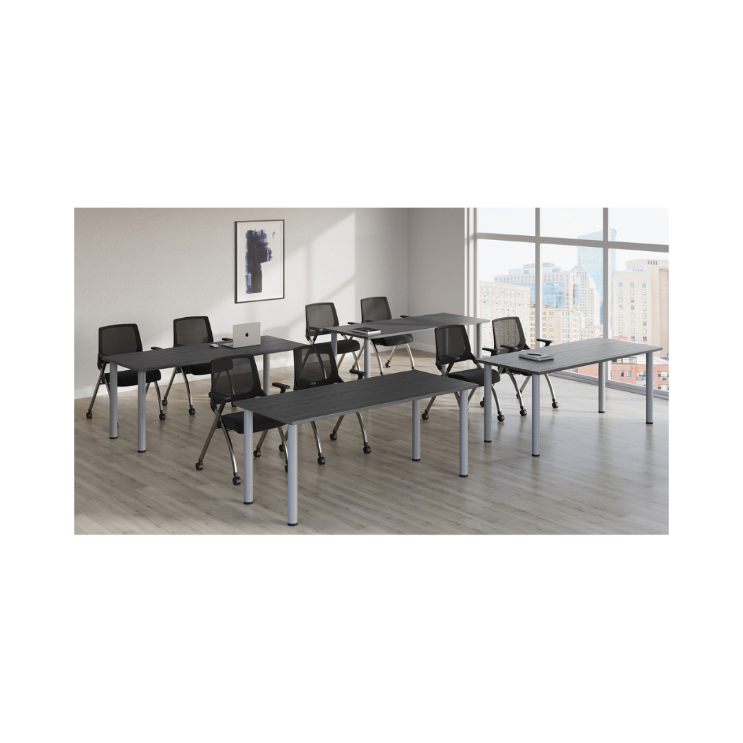 Round Post Leg Training Tables