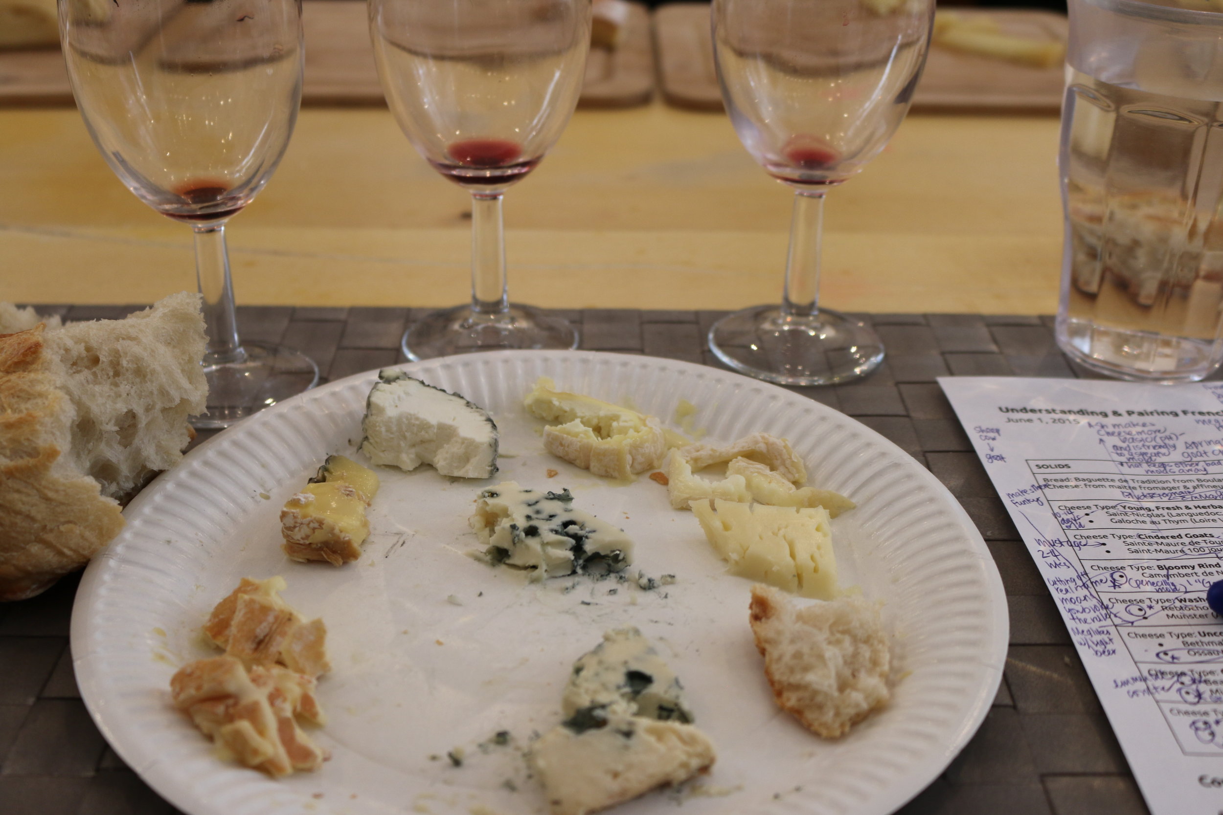 Cheese and Wine Course with Paris by Mouth