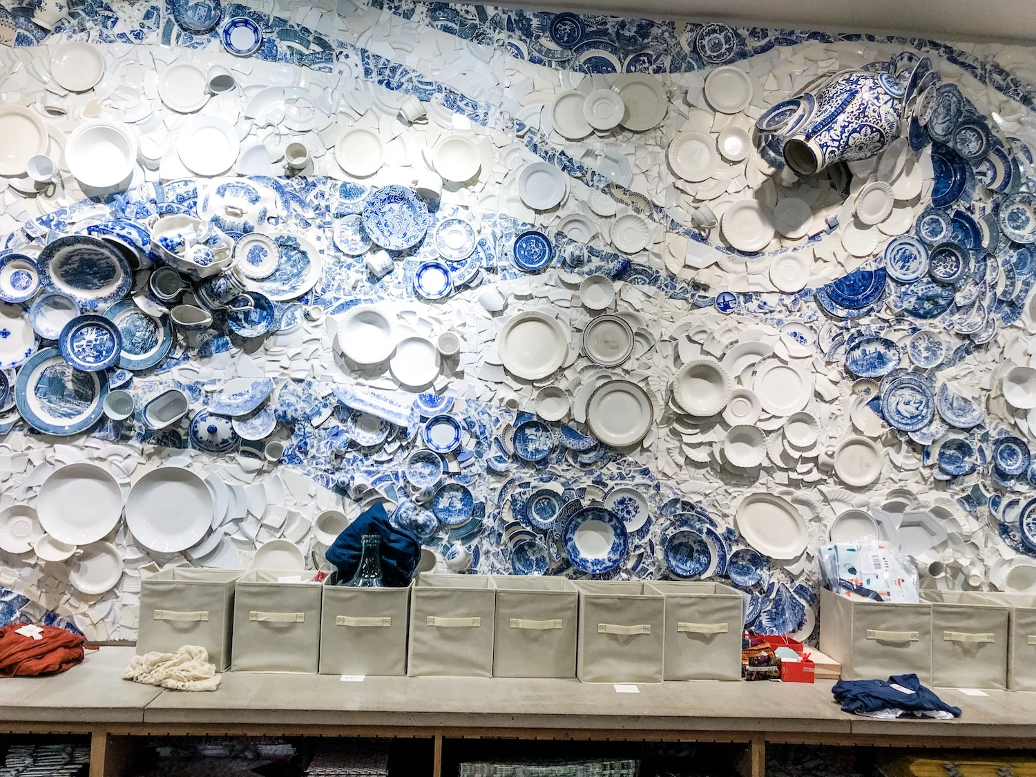 Anthro’s gorgeous sales area