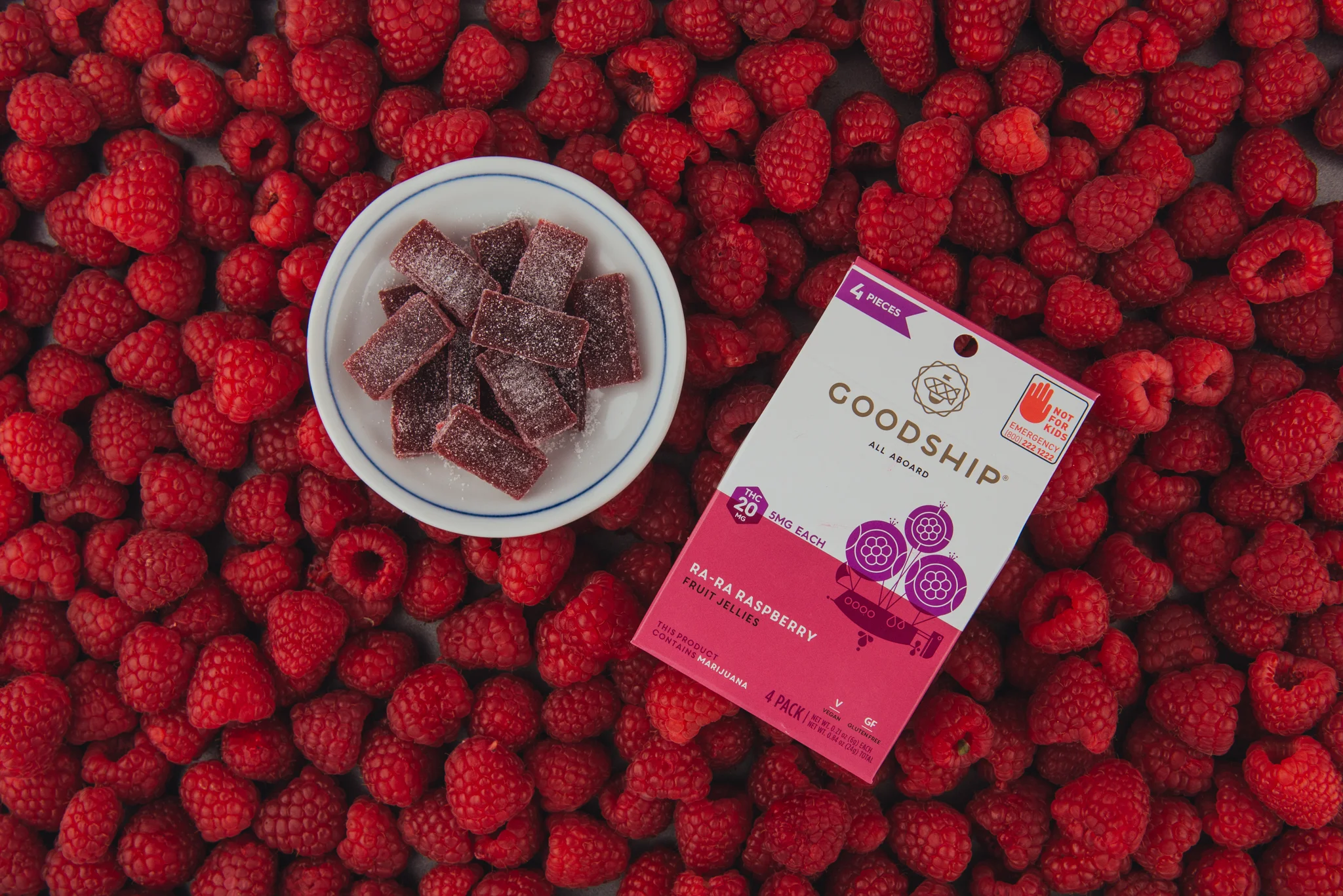Showing raw ingredients reinforces our commitment to quality