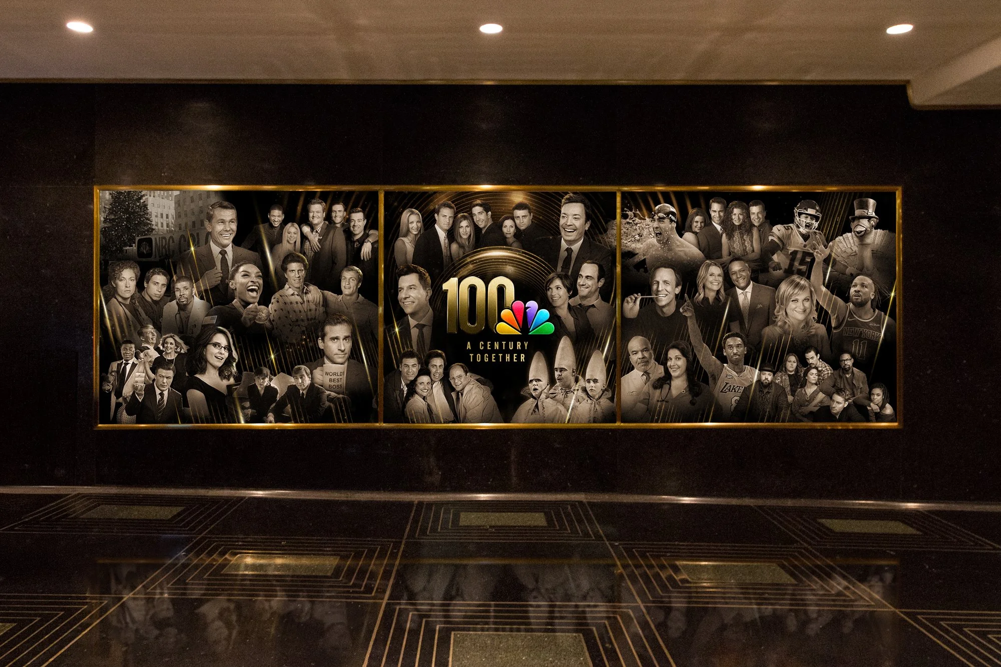 NBC 100 YEARS Mural