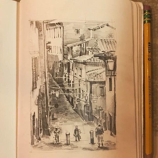 Sketch of Siena from Scenographia at Notre Dame participant Madeline Fairman!
.
.
.
.
#scenographiasketchsunday #scenographia #sketchsunday #scenographiaart #scenographiaatnotredame #handdrawing #draw #handdrawn #livedrawing #draw #drawing #architect