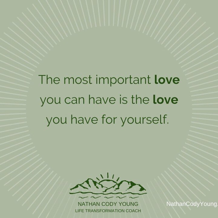 One thing I truly believe is at the core of all love is learning to love yourself. 
Love yourself through the good and bad. Love yourself through the sickness and health. 
Love for yourself can be what holds you through the ups and downs that come