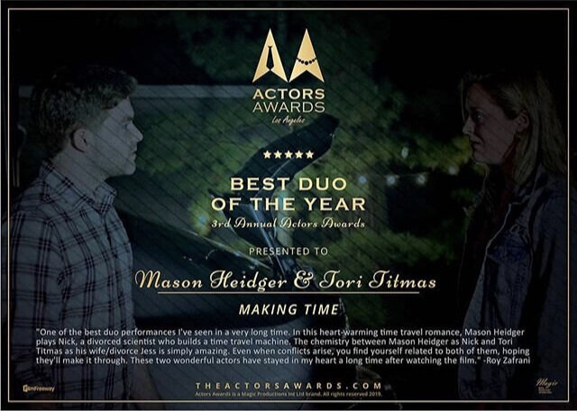 Best Duo of The Year Award! 3rd Annual Actors Awards - The Winners! www.theactorsawards.com/2019