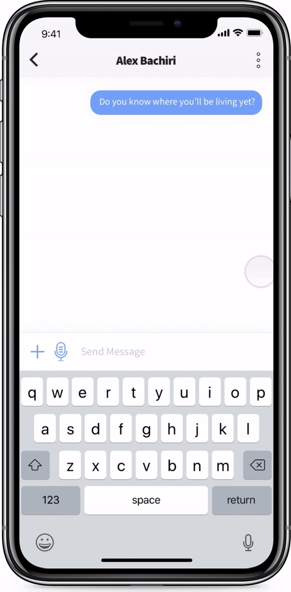 Chat encourages international and American students to talk about topics that foster bidirectional cultural learning. The suggestion feature recognizes topics of conversation and surfaces topics with prewritten messages that will hopefully spark cultural learning through conversation.