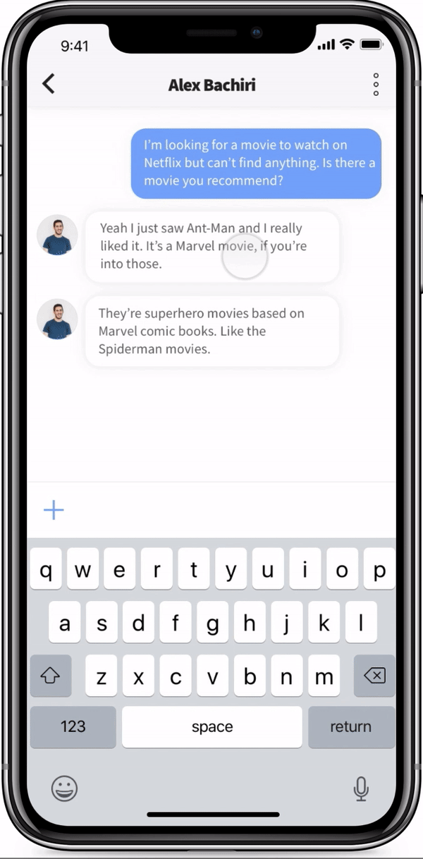 Bookmarking allows users to save and review information to refer back to later. These saved messages are automatically sorted by topic. By doing this, students will be able to create an index of information they can go to when they encounter issues on campus or want to reference back to something that arose in a conversation.