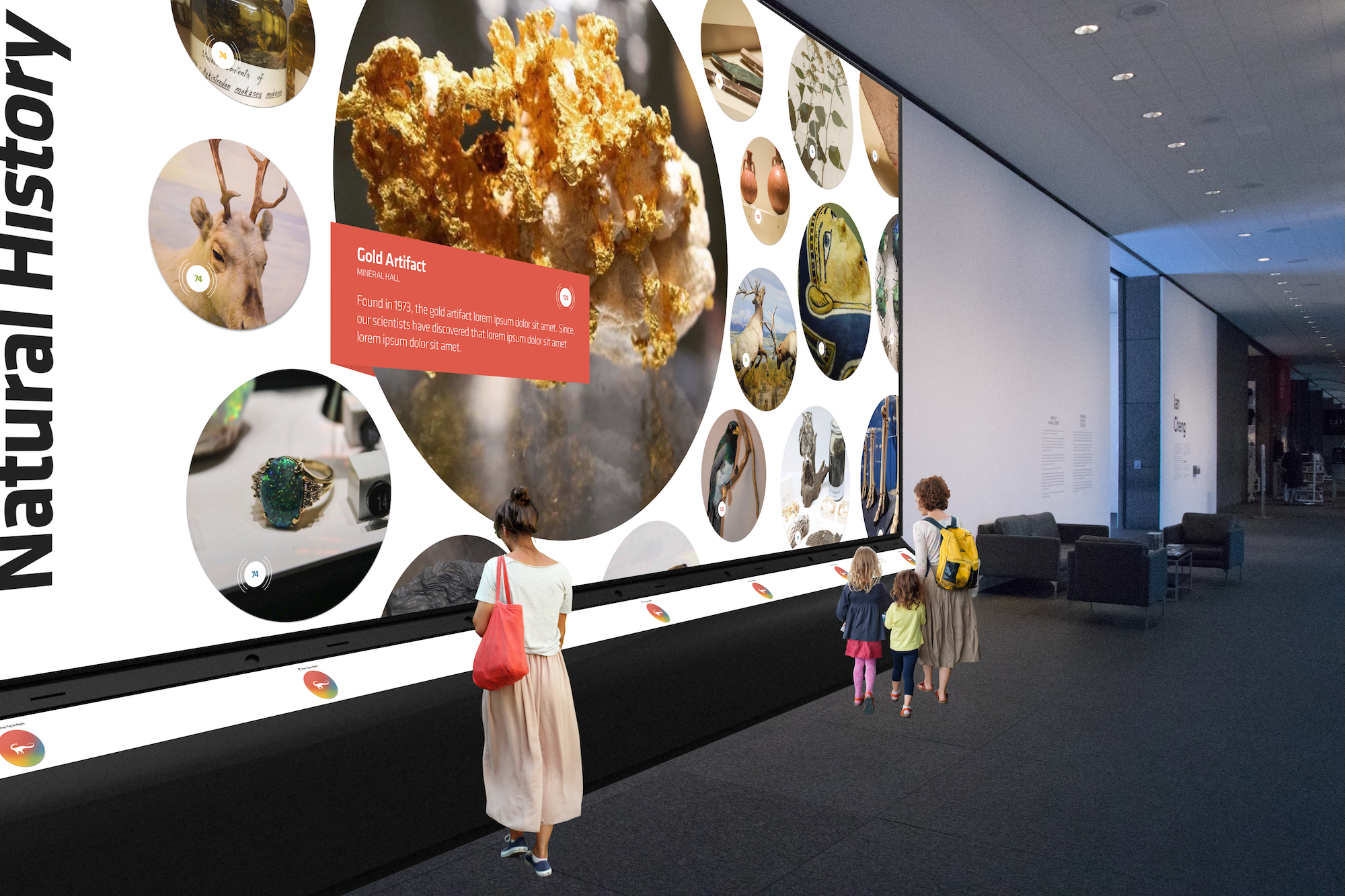 reflection wall mockup