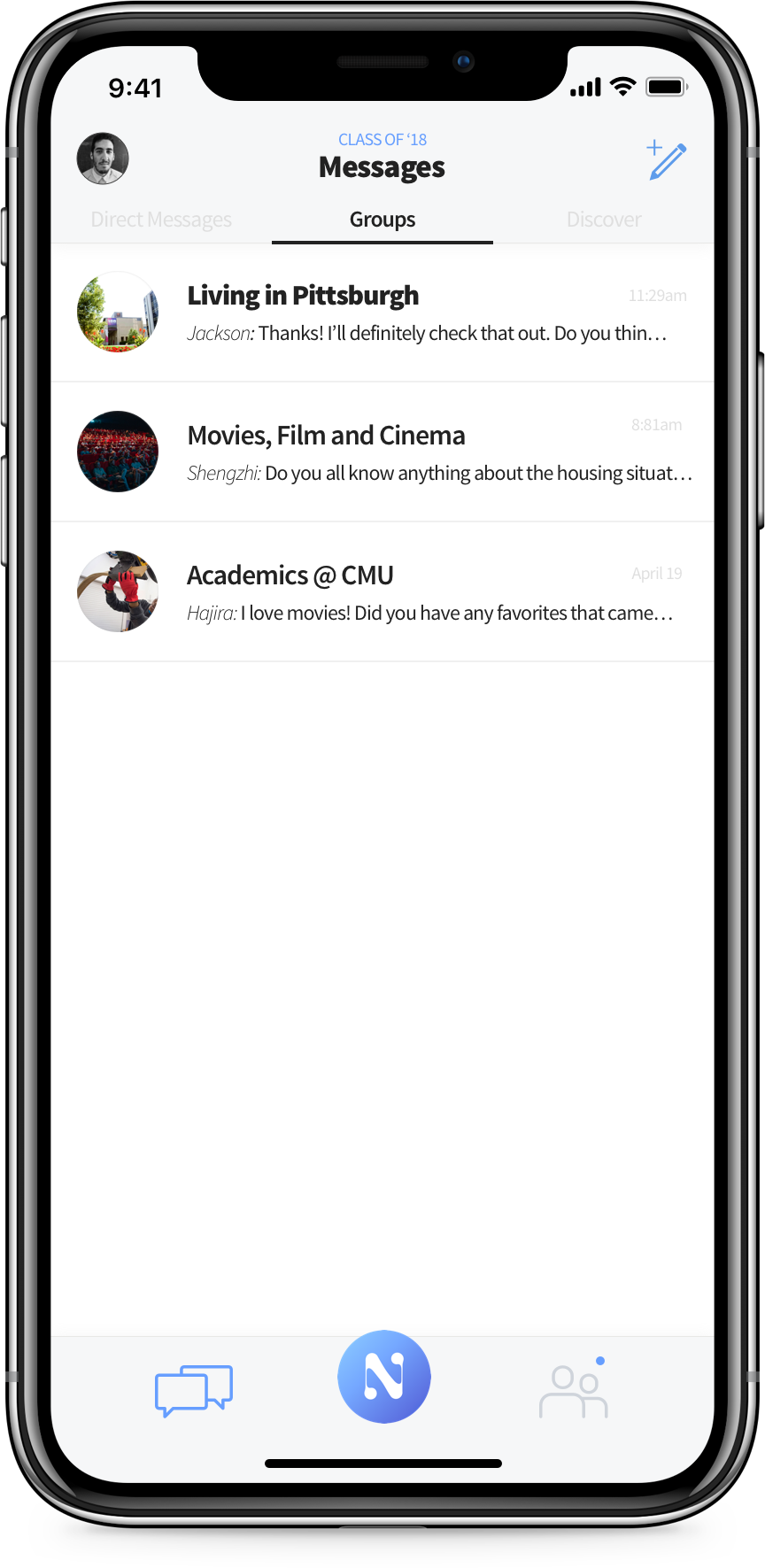 Groups Messages