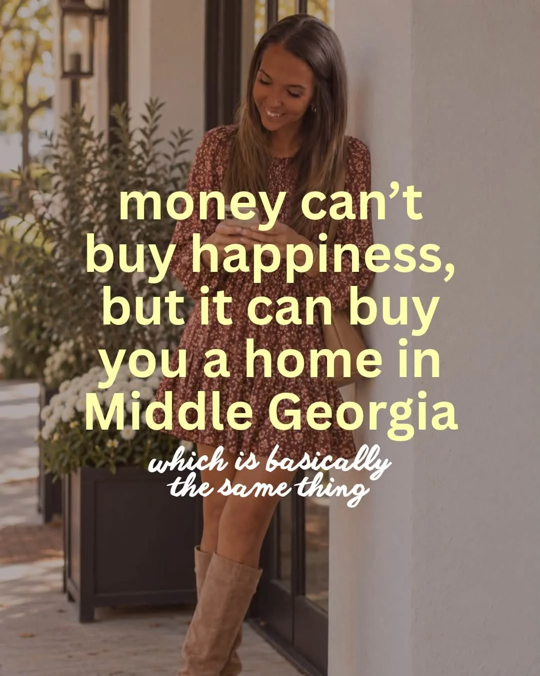 Not saying moving to Middle Georgia will solve all your problems&hellip;

BUT I am saying you could have a cute house, a backyard for the dog, a front porch for your morning coffee, and some pretty adorable downtowns just down the road. 🏡☕️🍂

Throw