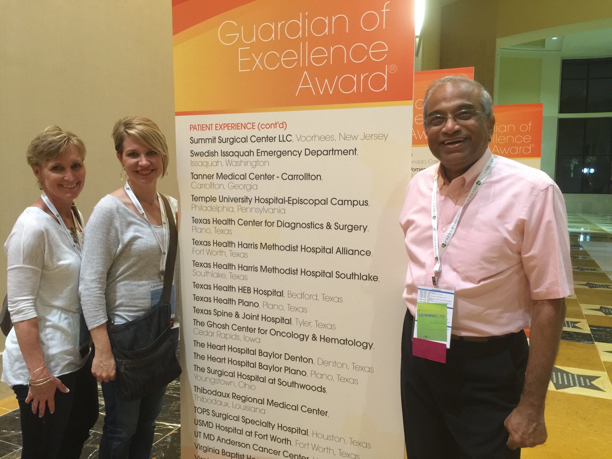 We'd Like to Thank...  