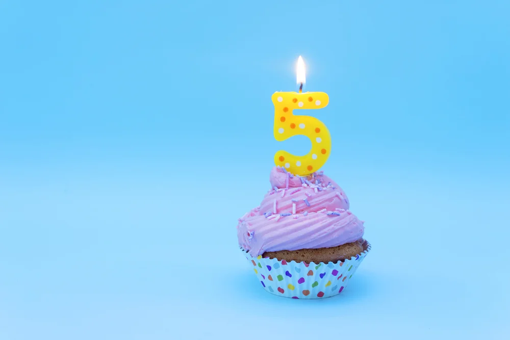 Our Five-Year Anniversary