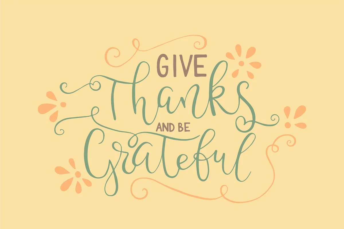 Giving Thanks for You