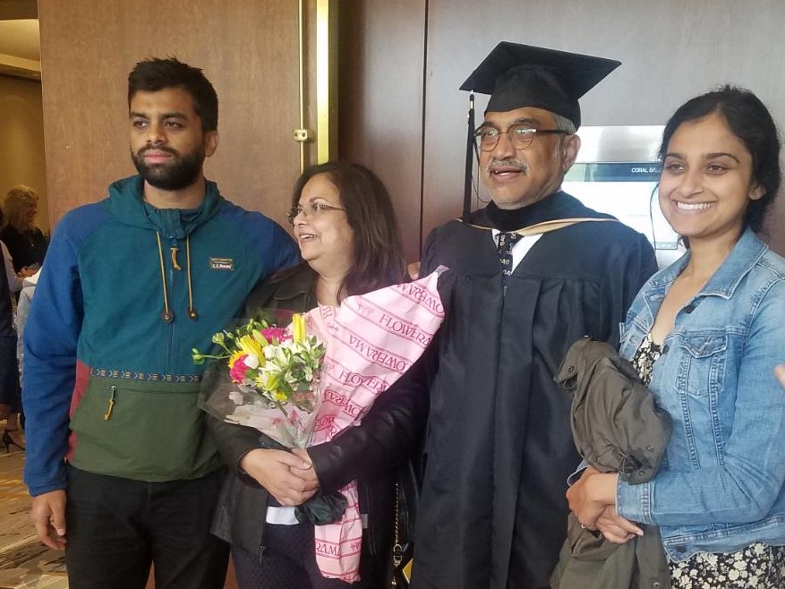 Dr. Ghosh and his family