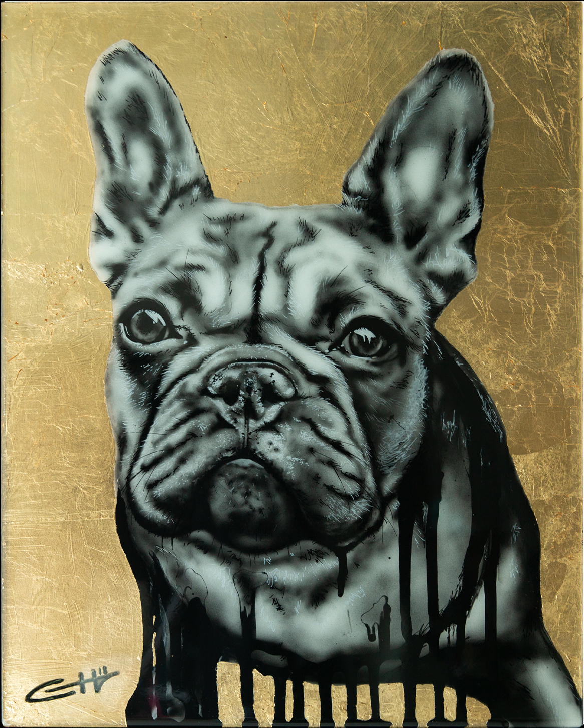 French Bulldog Painting 2