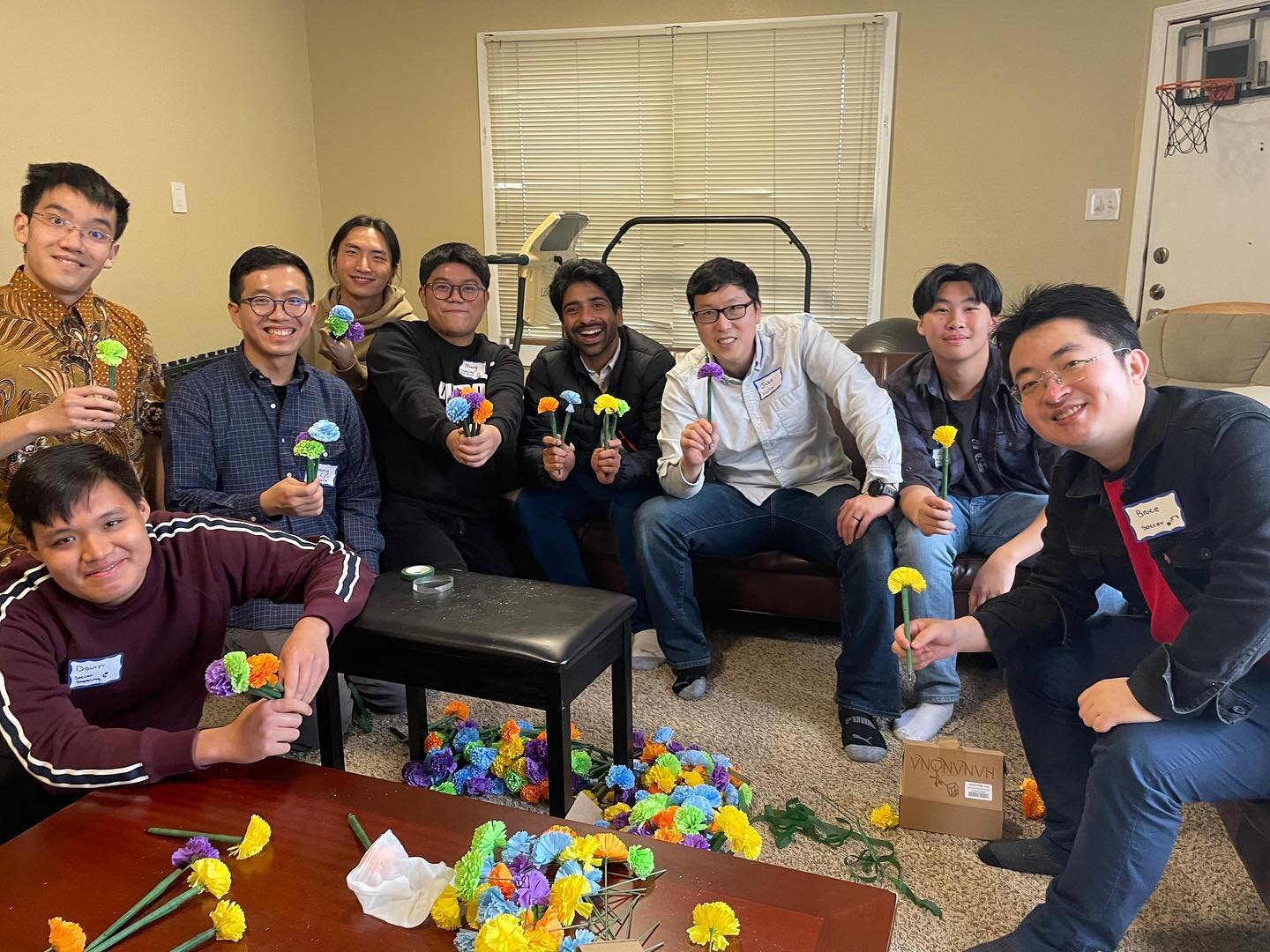 Great work everyone! After a thoughtful message on what true rest is, we did great work at making the gifts to the residents we will visit for Valentines Day of Compassion! Excited to share Gods love and give these gifts out 🎁 🌸🥰! #isum #igsm #int