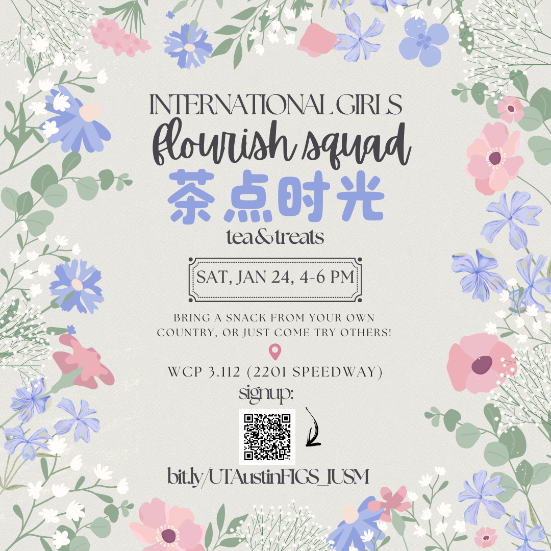 Flourish International Girls Squad (FIGS)  国际女生成长社: Tea and Treats 茶点时光