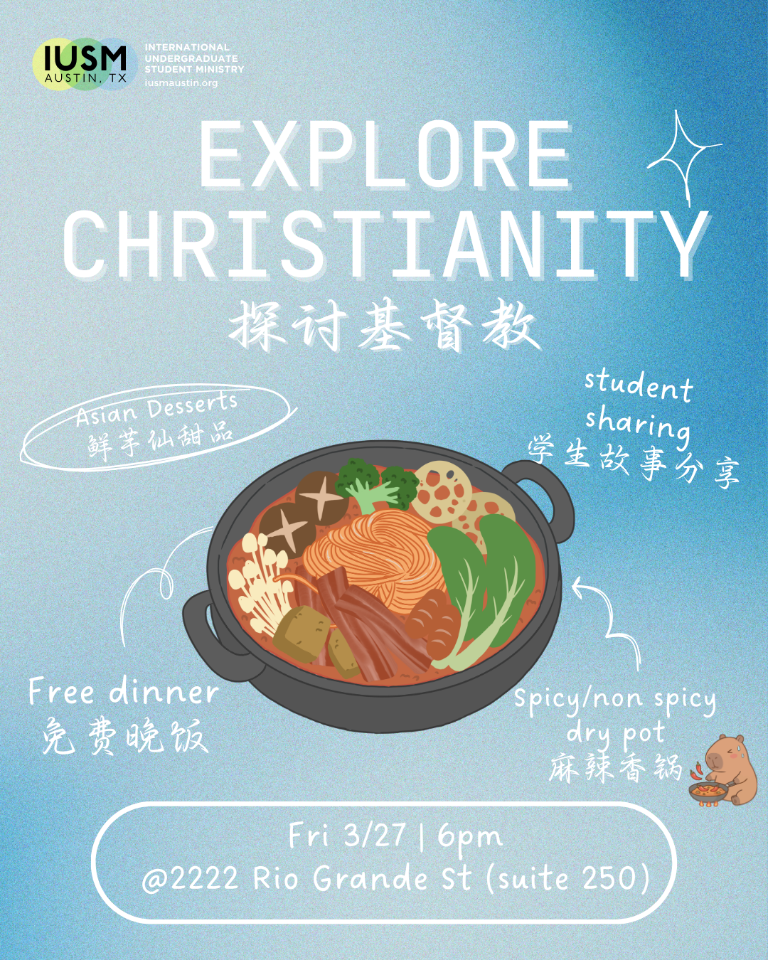Explore Christianity: Workshops + Student Stories