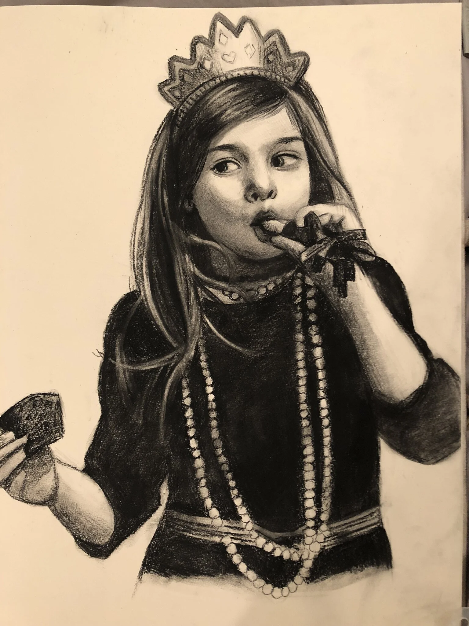  Charcoal on Paper 
