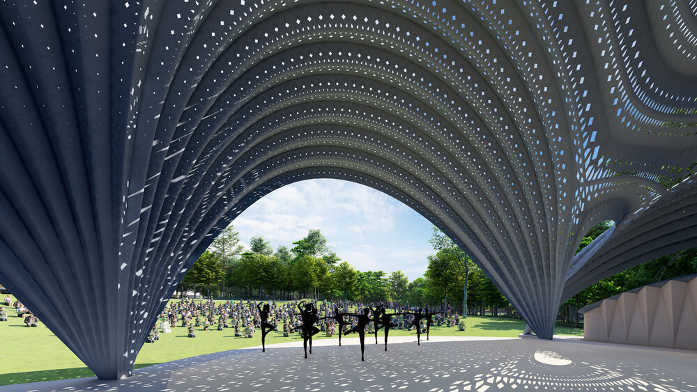 Amphitheater design by Marc Fornes / THEVERYMANY (Copy)