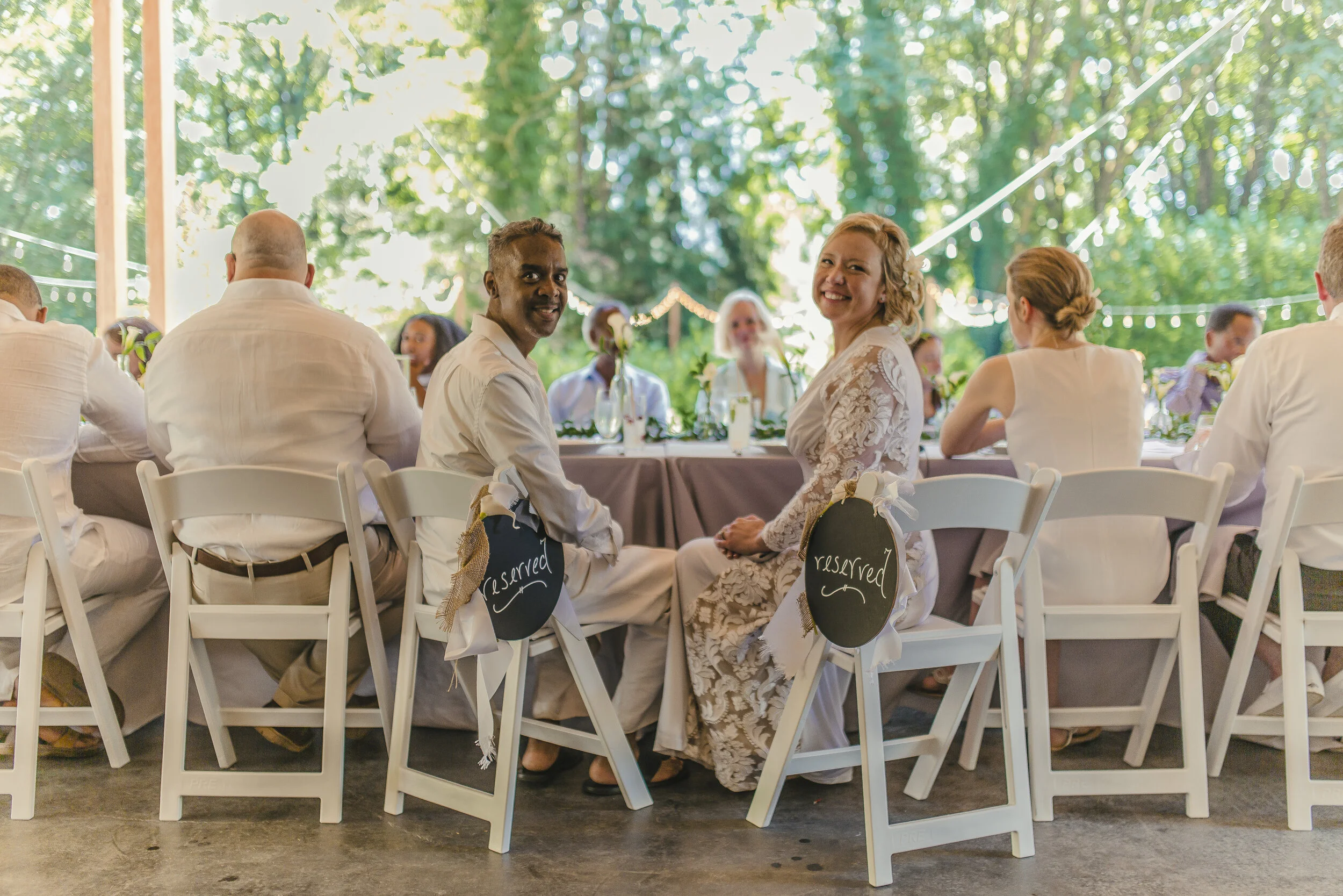 Outdoor reception venue