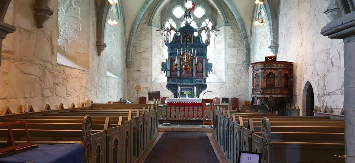 Gudstjeneste i Utstein kloster kirke