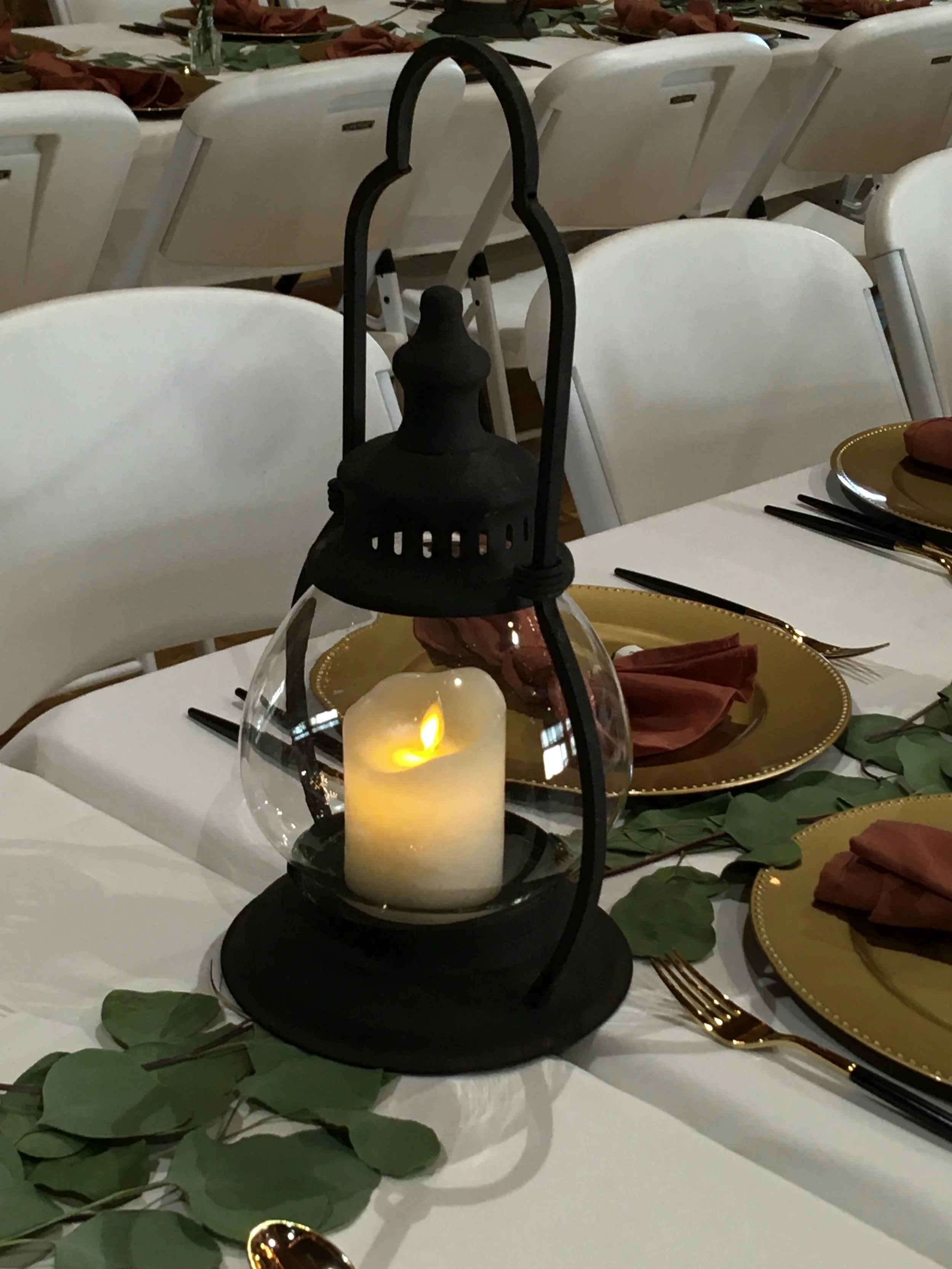 Vintage Lanterns (with tops that pull up)