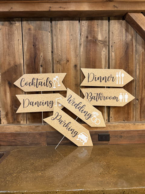 Event Arrow Signs