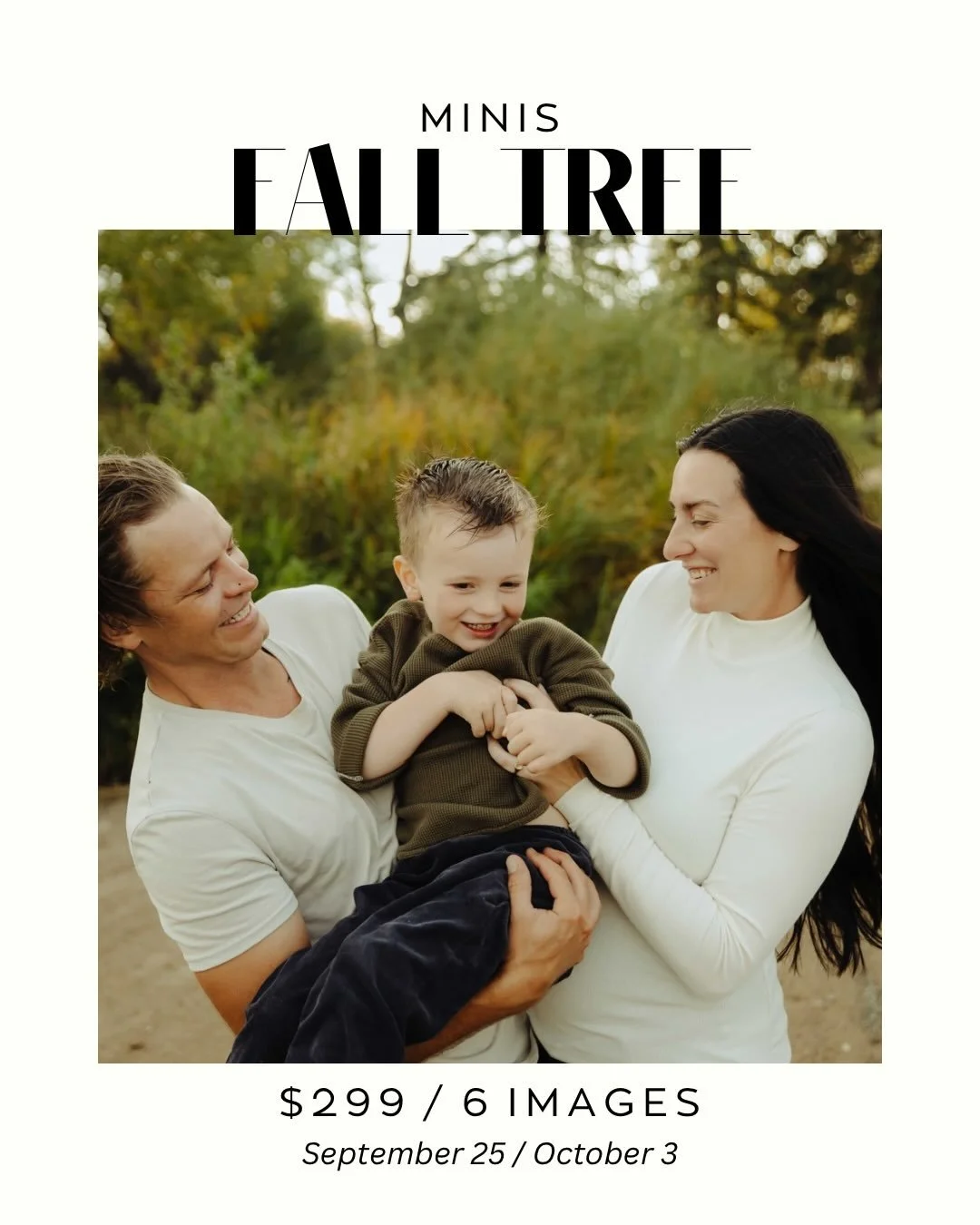 The 2026 Fall Mini lineup is OPEN for booking! Scroll to see what is all available! 

💧 Lake Minis
🍂 Fall Tree Minis
🪵 White Butte Trail Minis
👩&zwj;🎓 Grad Casual Minis

Head to the link in the bio to get more info and book ❤️

Can&rsquo;t wait 