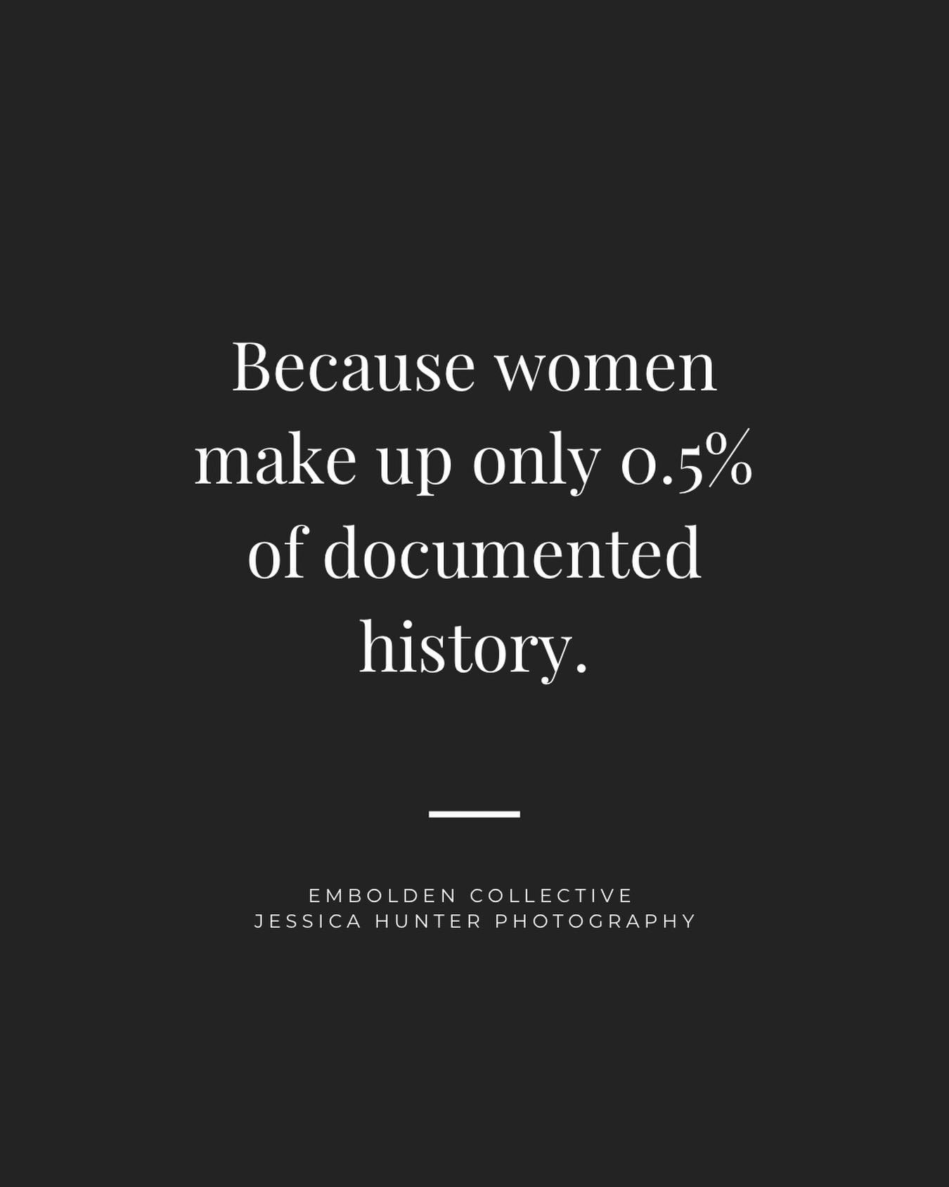 Embolden Collective was created out of a passionate need to  visually document women. Every day women. Our friends, our neighbours. 

Women and our impact on the world account for less than 0.5% of all documented history despite being there for fifty