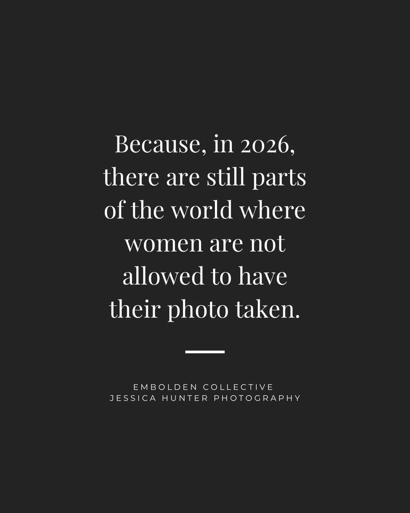 March is Women&rsquo;s History month. And it&rsquo;s often easy to forget how privileged we are as Canadian women. 

But did you know that there are still parts of the world where women are hid away and it is illegal to even have photos taken of them