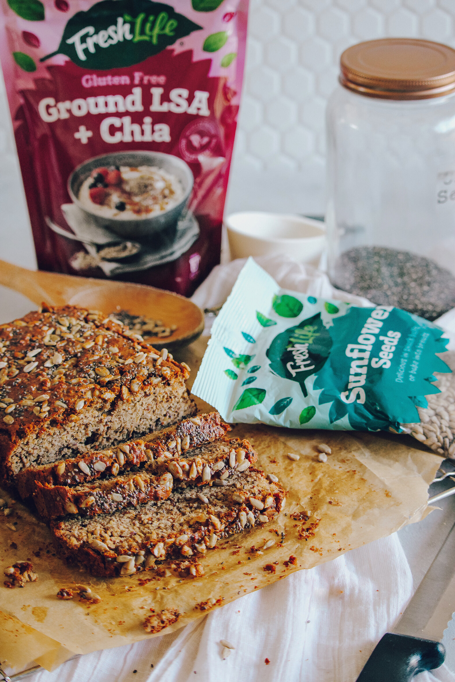 Gluten Free Bread with seeds &amp; nuts