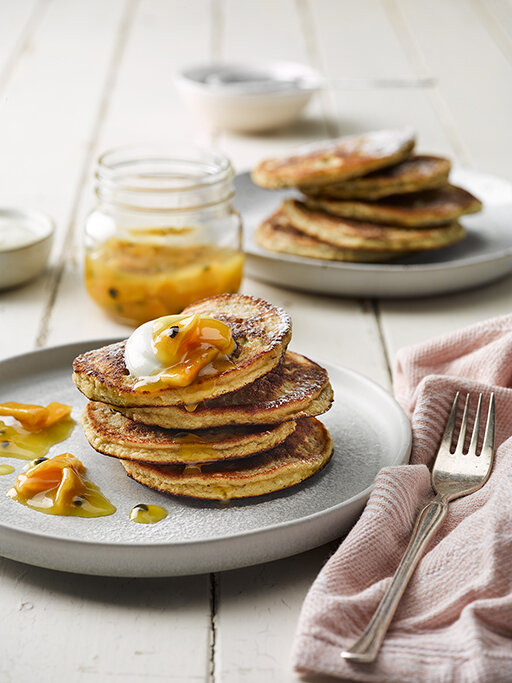 Tropical Coconut Pancakes