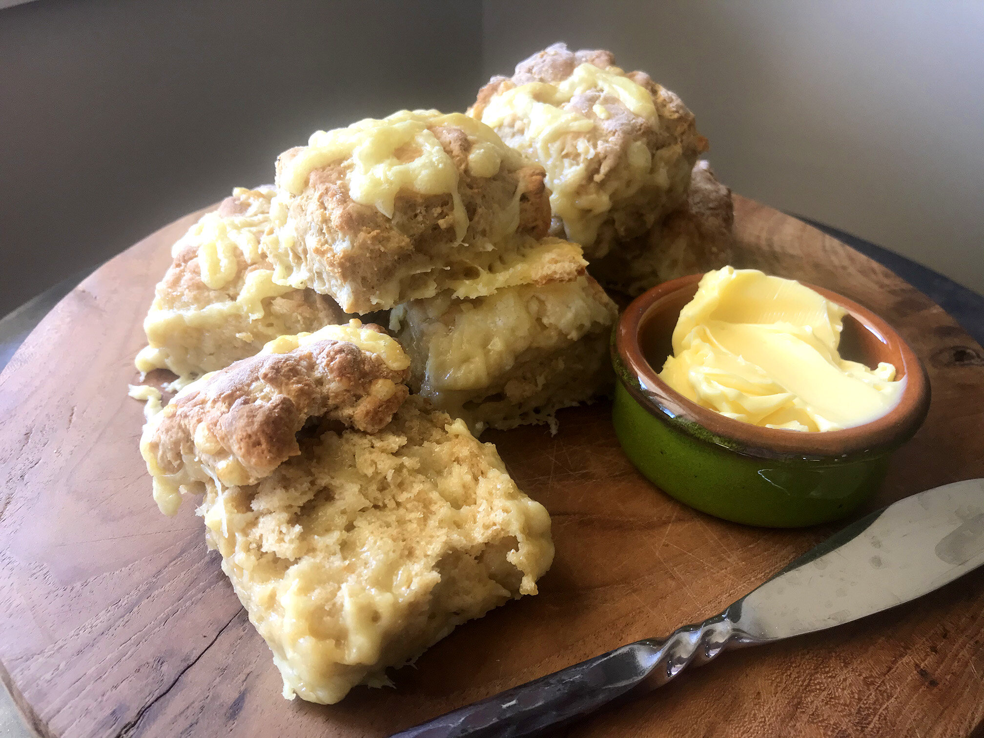 Cheese &amp; Buckwheat Scones