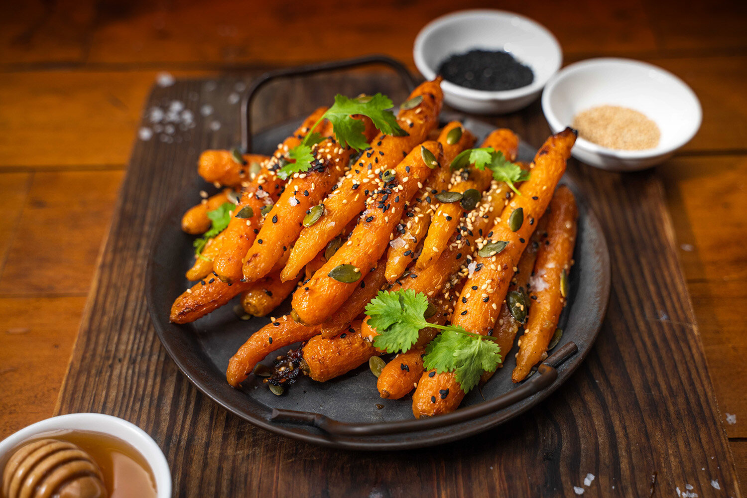 Honey Miso Glazed Carrots