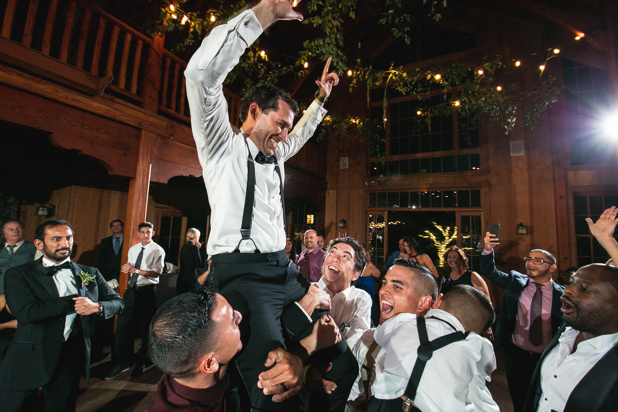 This usually happens to the groom towards the end of the night just before last call :D