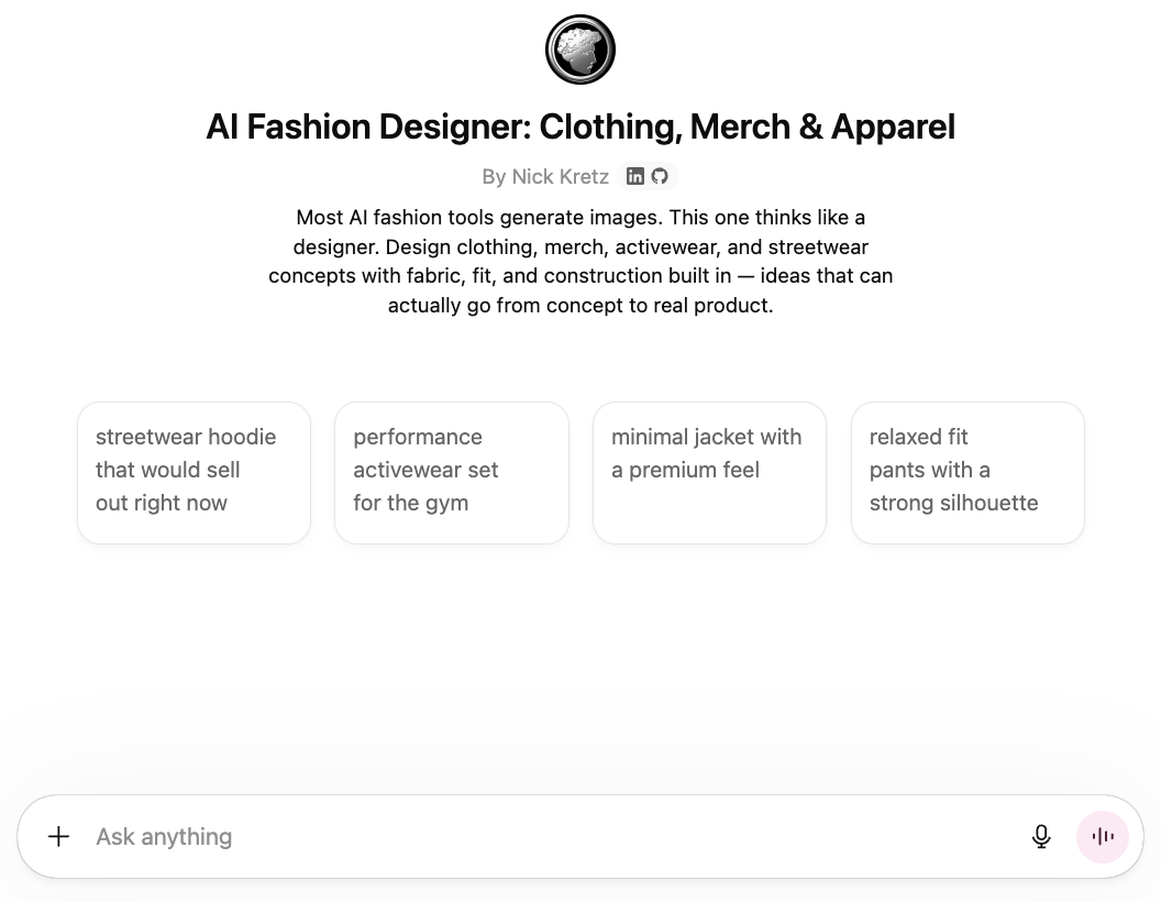 AI Fashion Designer Custom GPT by BOMME STUDIO