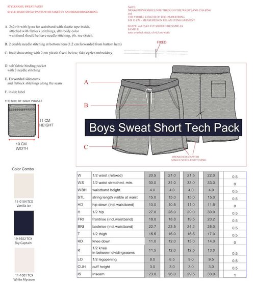 Shorts tech pack outlet