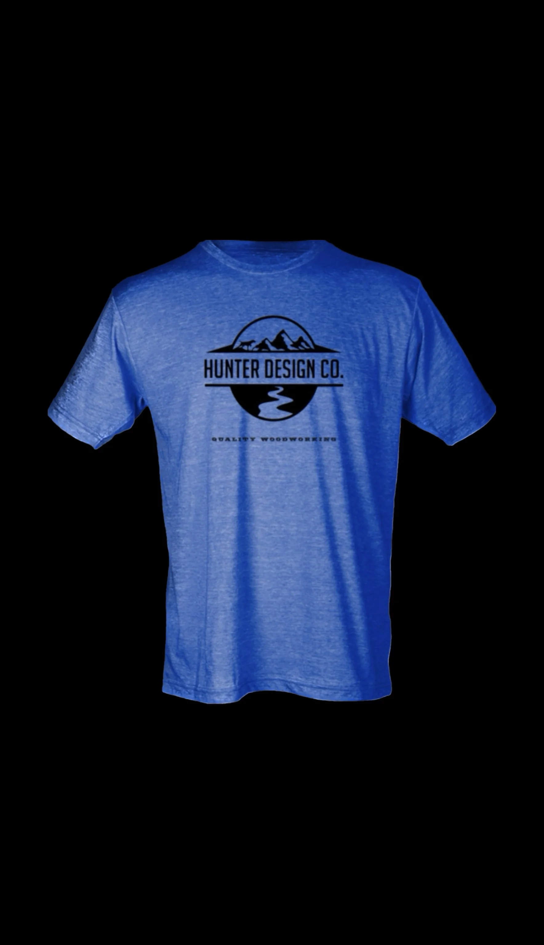Hunter Design Logo T-Shirt Blue/Black