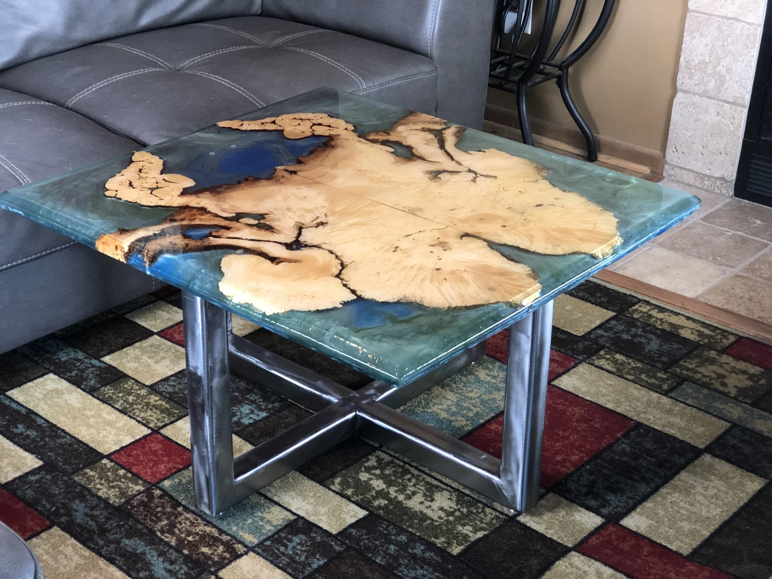 Image of Epoxy Coffee Table