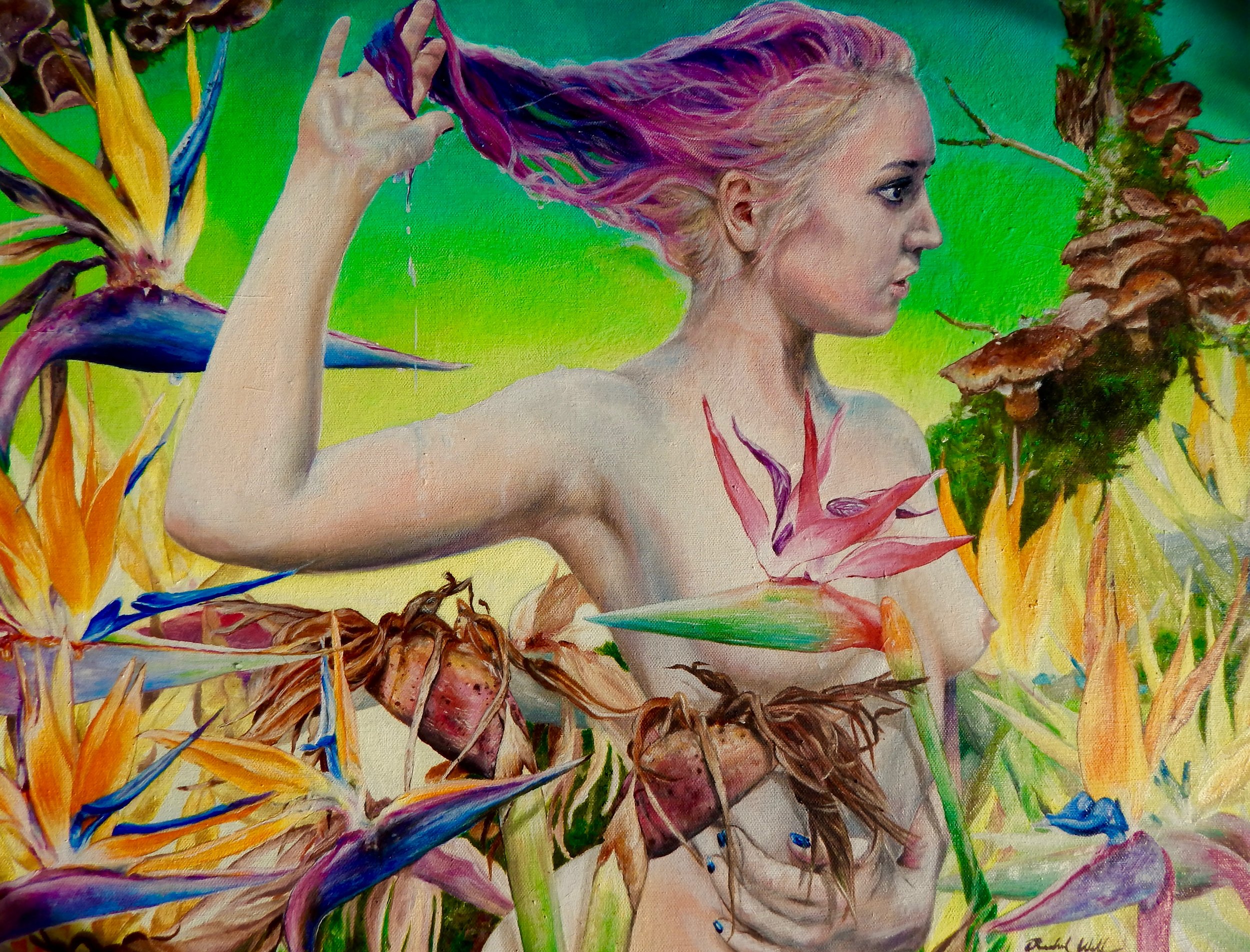 “The Bather” 18” x 20” Oil on Canvas 2016