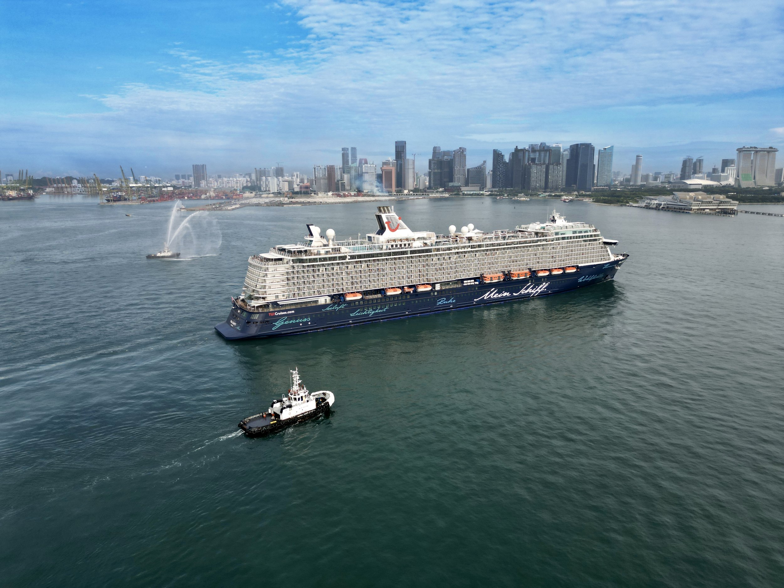 TUI Cruises’ Mein Schiff 5 Makes Inaugural Call To Singapore